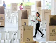 Puestos de votación.