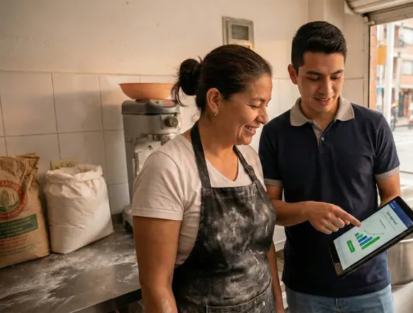 Microcrédito para fortalecer pequeñas unidades productivas.