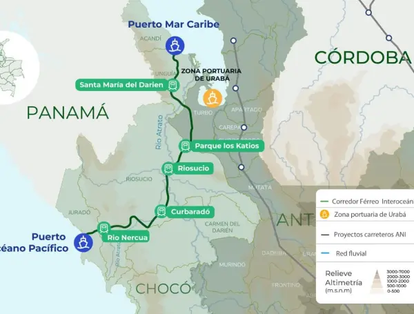 Diseño del proyecto del tren interoceánico.