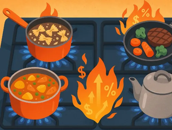 El costo de vida acabó el año casi igual que el 2024.