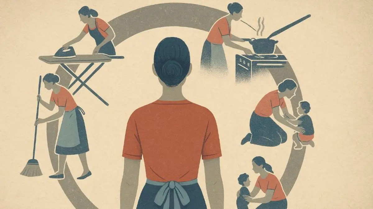 Economía del cuidado crece en el país, pero sin pagos ni descanso y mucho menos reconocimiento a quienes lo ejercen. 

En algunas regiones, las mujeres invierten hasta más de nueve horas en labores del hogar, sin remuneración.

Detalles. ⬇