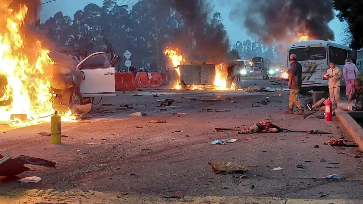 This is the list of injured from the accident on the Zipaquirá road and the hospitals where they are being treated