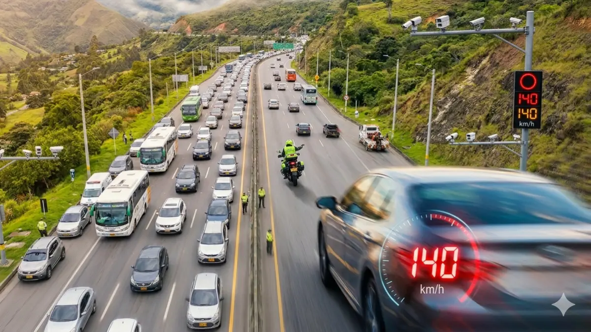 Si lo paran en carretera por exceso de velocidad en Semana Santa la multa le puede costar $632.200

La Ditra reveló cuáles son las infracciones más frecuentes en el corredor Bogotá– Girardot.

Detalles⬇️