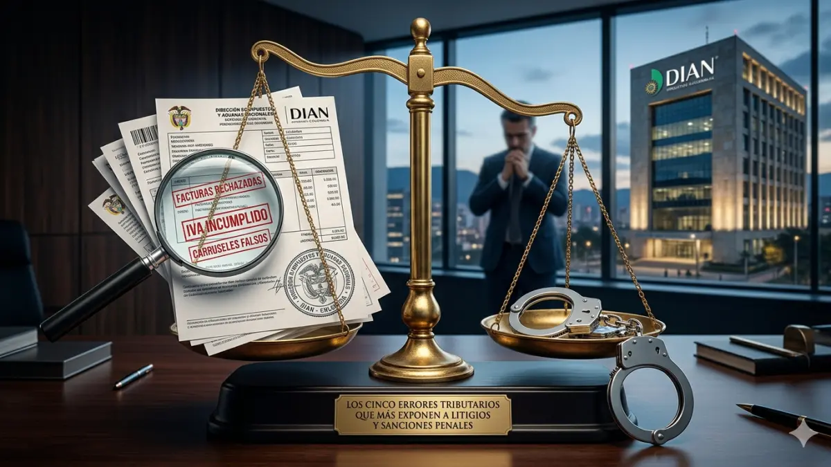 The five tax errors that expose Colombian companies to litigation with the DIAN