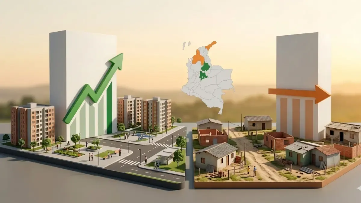 Bogotá, Cundinamarca and Santander carried half of the housing deficit reduction in Colombia