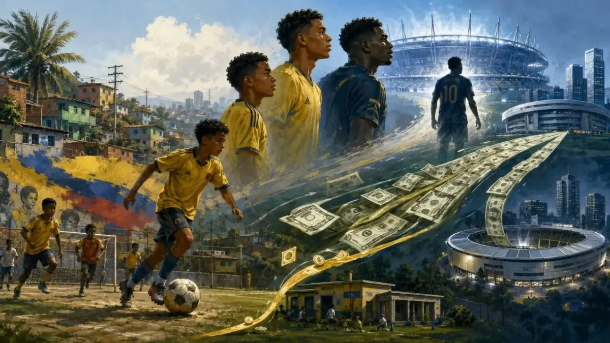 Exportación de futbolistas: la millonada que le está dejando a Colombia la venta de jugadores al exterior
