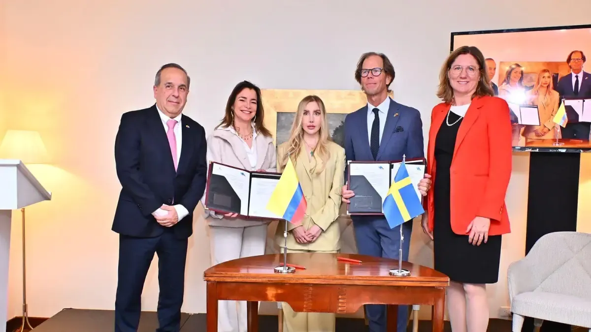 Suecia y Colombia apuestan por una nueva era de inversión con el Business Forum 2027

El encuentro anual buscará conectar empresas, Gobierno y academia para impulsar proyectos sostenibles (@mincomercio).

Detalles ⬇️