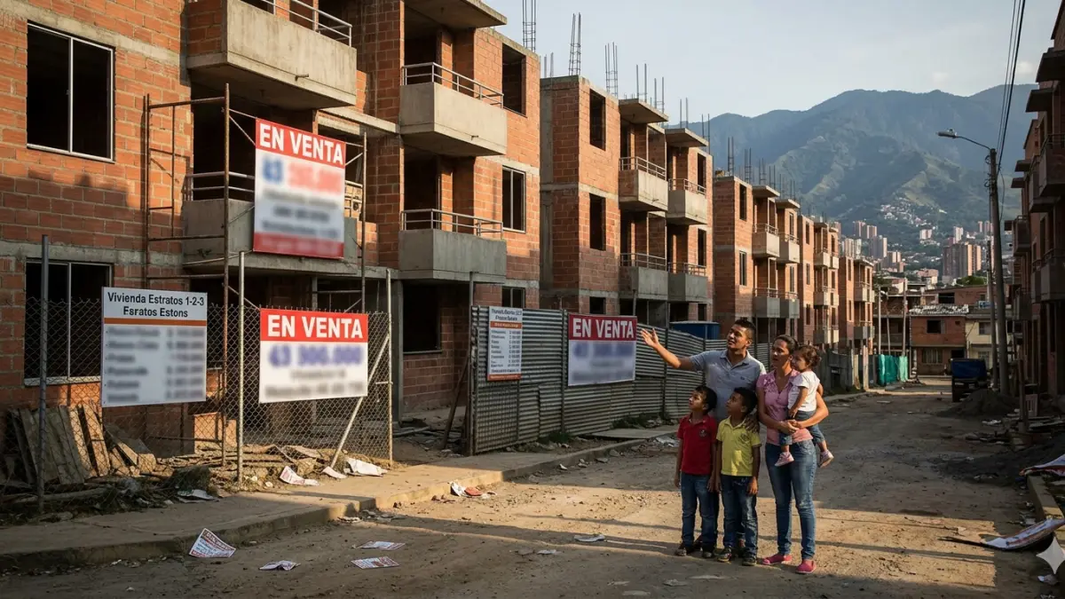 Alerta en Cali, vivienda nueva para estratos 1, 2 y 3 se encareció 44,97% en un año, el mayor incremento del país