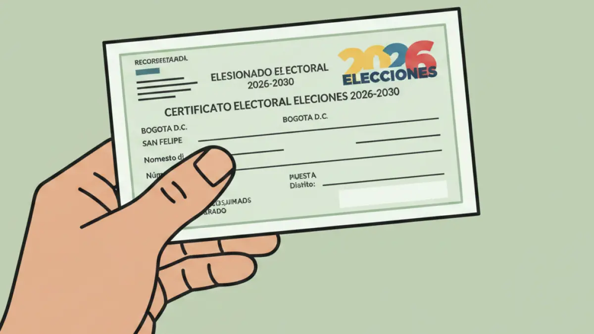 Certificado electoral sin firma del jurado de mesa: qué hacer para no perder los beneficios

El documento puede perder validez para trámites y beneficios si no cumple con este requisito formal.

Detalles ⬇️