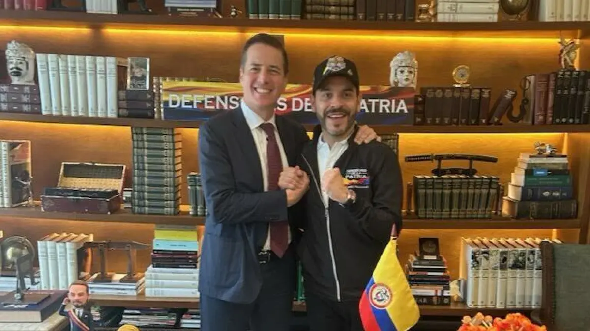 Bernie Moreno visita a Abelardo De La Espriella tras triunfo presidencial
