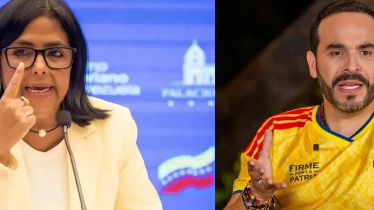 Delcy Rodríguez felicita a De La Espriella y pide relación de respeto con Colombia