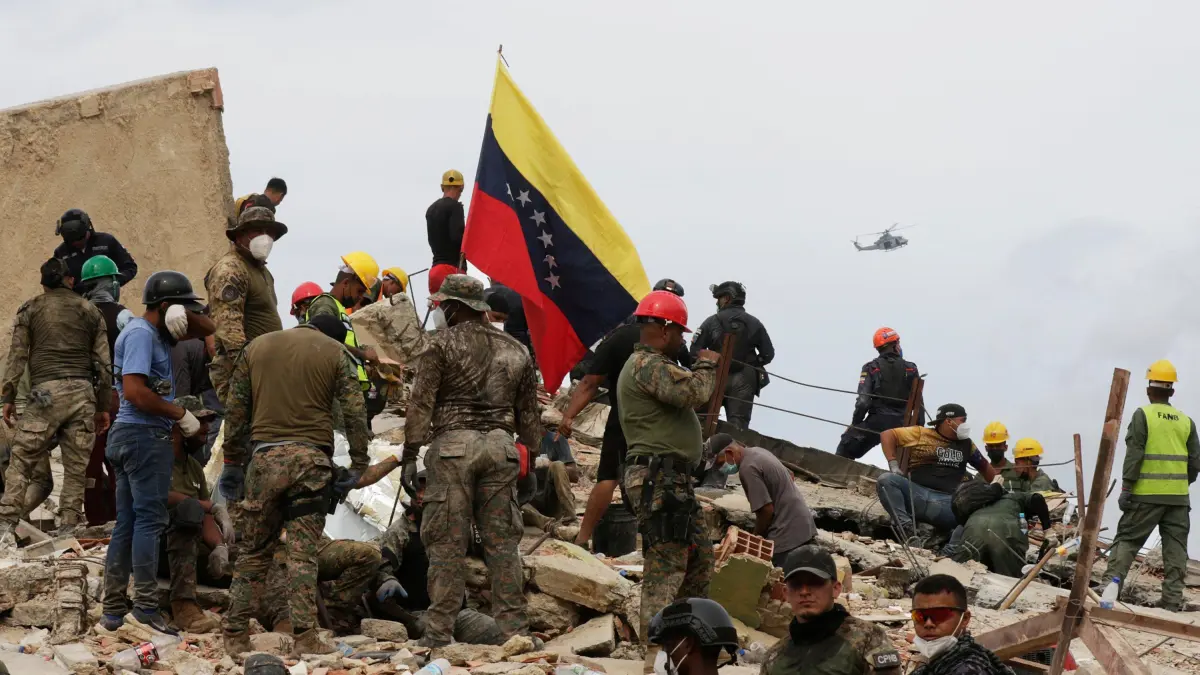 Complejo de viviendas que fue plan bandera del gobierno de Hugo Chávez colapsó por terremotos en Venezuela