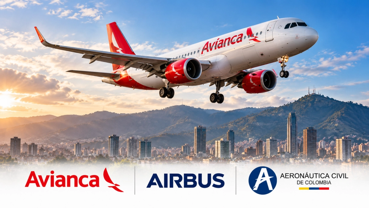 Airbus y Avianca apoyarán a Aerocivil en estudios técnicos para reforzar la seguridad del espacio aéreo de Bogotá