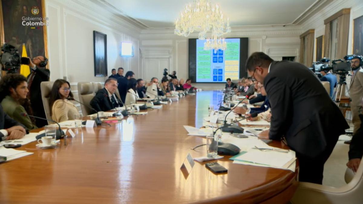 Consejo de ministros del presidente Petro lunes 10 de marzo de 2025 ...
