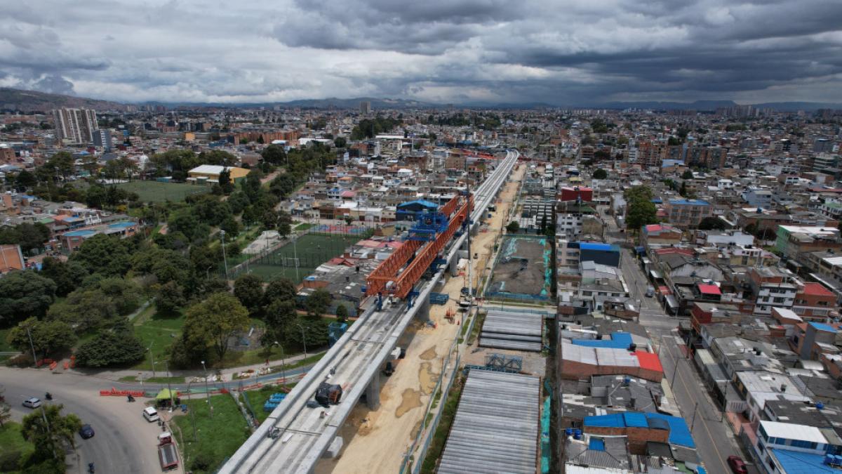 Obras de la primera línea del Metro de Bogotá ya registran un 69% de avance, incluyendo llegada de vagones