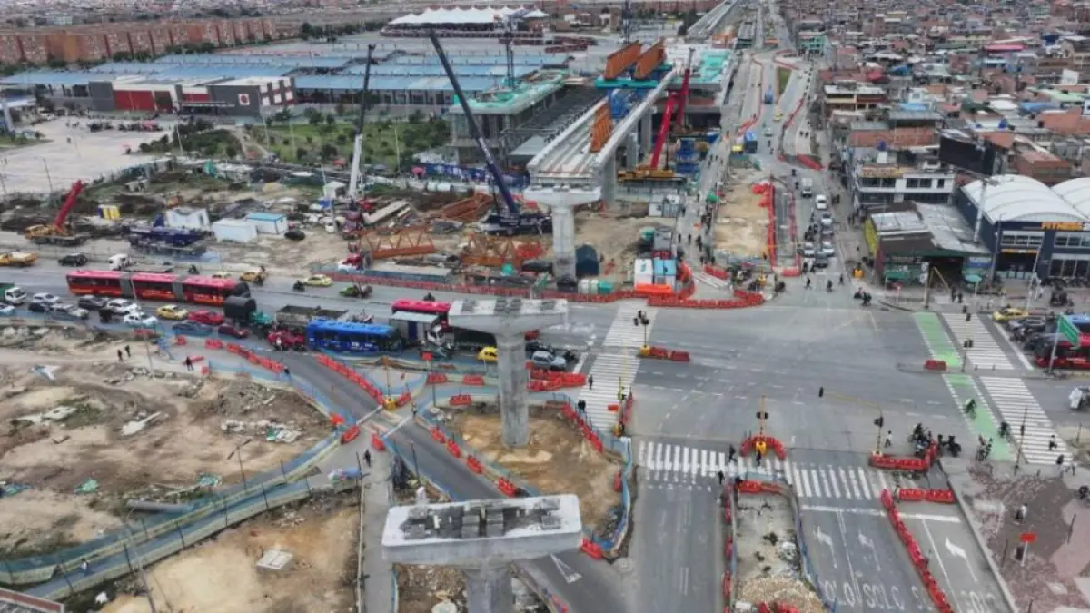 La Línea 1 del Metro de Bogotá alcanza casi 40% de avance en dos años y consolida hitos claves en 2025