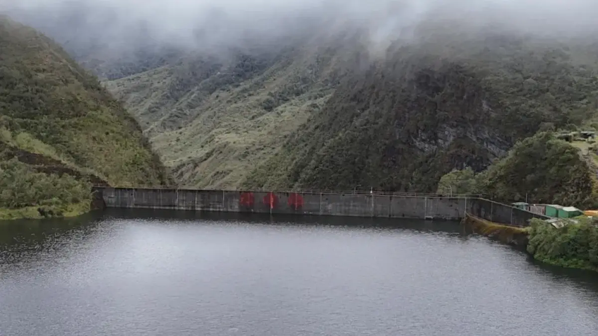 Chuza reservoir registers the most extreme water supply deficit in the country's reservoirs, according to Superservicios