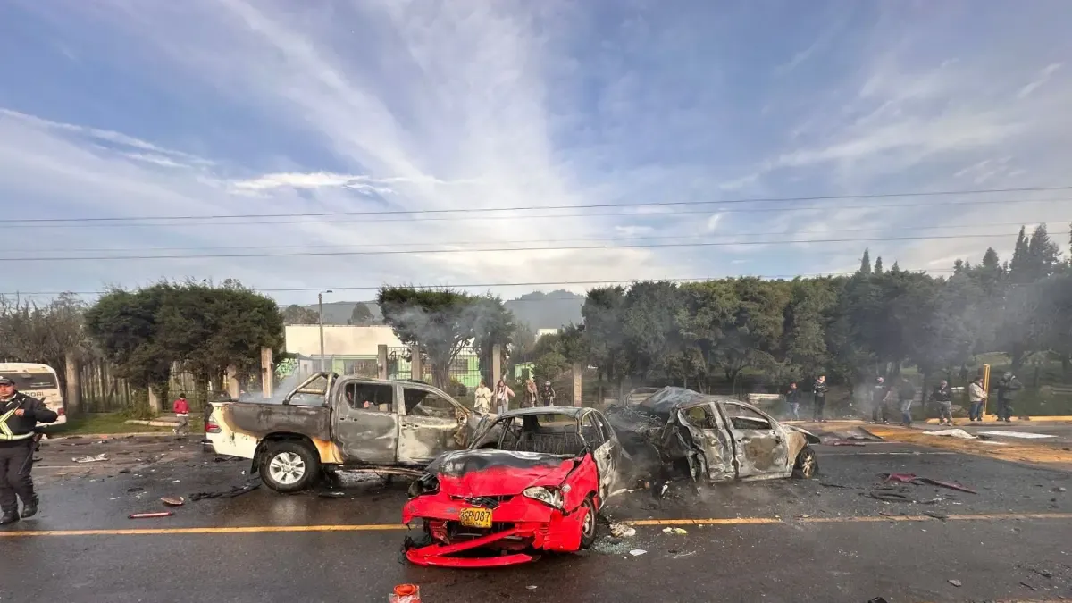 What is known about the accident on the Zipaquira road: report of injured and deceased