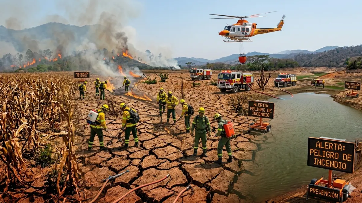 No es solo el fenómeno de El Niño: Colombia podría sufrir las consecuencias de tres eventos climáticos simultáneos