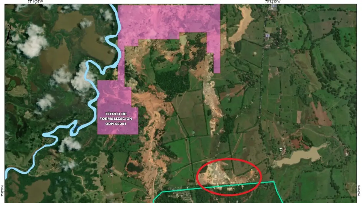 ANM assured it warned since 2025 about illegal occupation at La Mandinga mine, in Antioquia