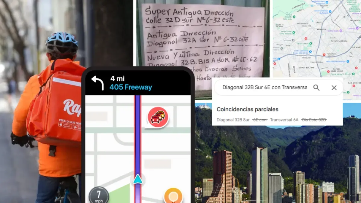 Hasta Waze se rinde, las direcciones de Bogotá donde ni el domicilio llega: cómo moverse sin perderse en el intento