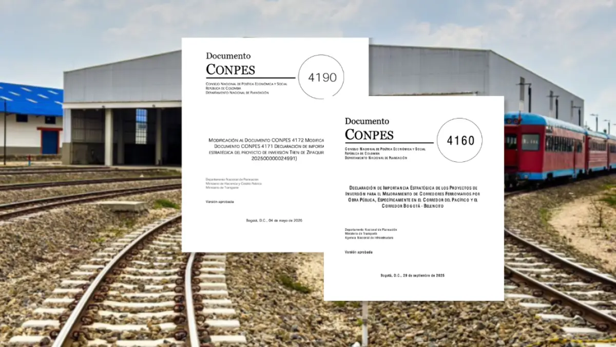Gobierno publicó CONPES ferroviario con $21 billones en inversiones ya comprometidas para modernizar trenes

Colombia busca elevar red férrea operativa del 36% a más del 75% tras 2035 con política de Estado.

Detalles ⬇️