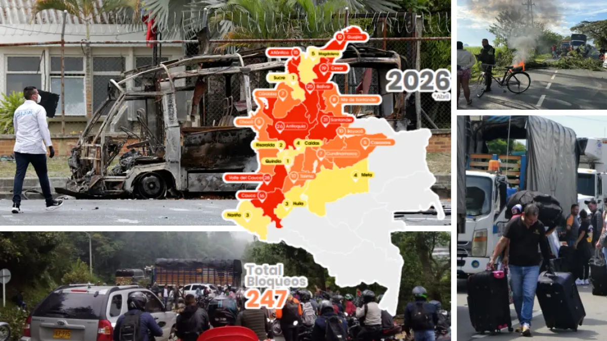 Alerta de Colfecar: bloqueos viales le costaron $12,4 billones al transporte de carga entre 2023 y abril de 2026