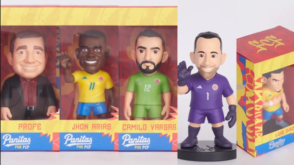 Jugadores de la Selección Colombia tendrán sus propias figuras coleccionables: estos son 'Los Panitas'