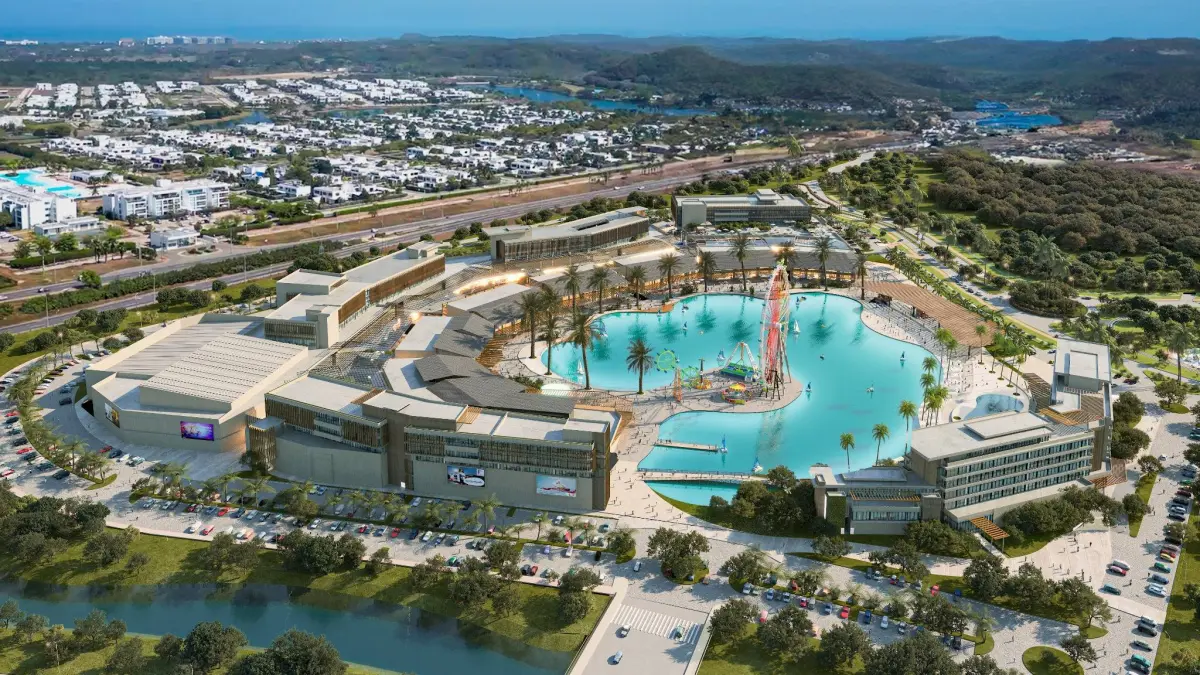 La laguna artificial que será el eje del nuevo megaproyecto de Arquitectura y Concreto en Cartagena