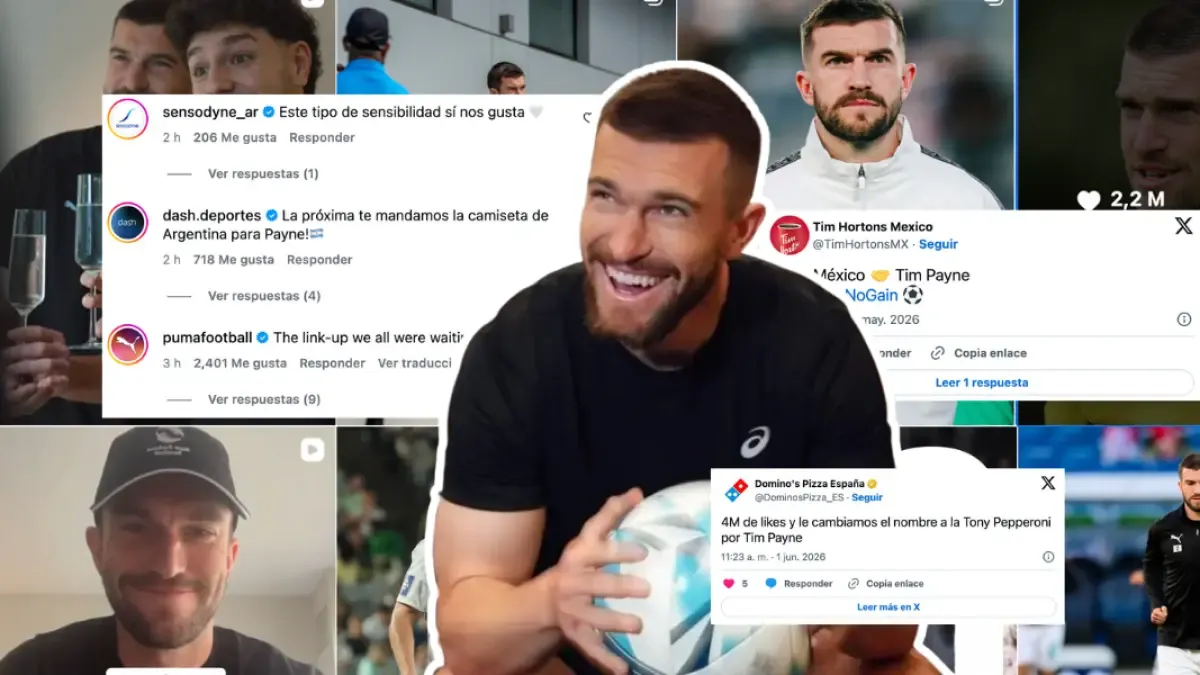 El caso Tim Payne: el futbolista que en siete días se convirtió en imán para las marcas en todo el mundo