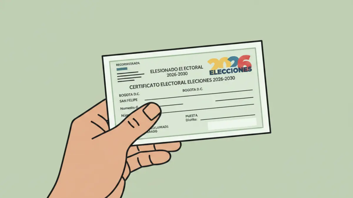 Certificado electoral sin firma del jurado de mesa: qué hacer para no perder los beneficios

El documento puede perder validez para trámites y beneficios si no cumple con este requisito formal.

Detalles ⬇️