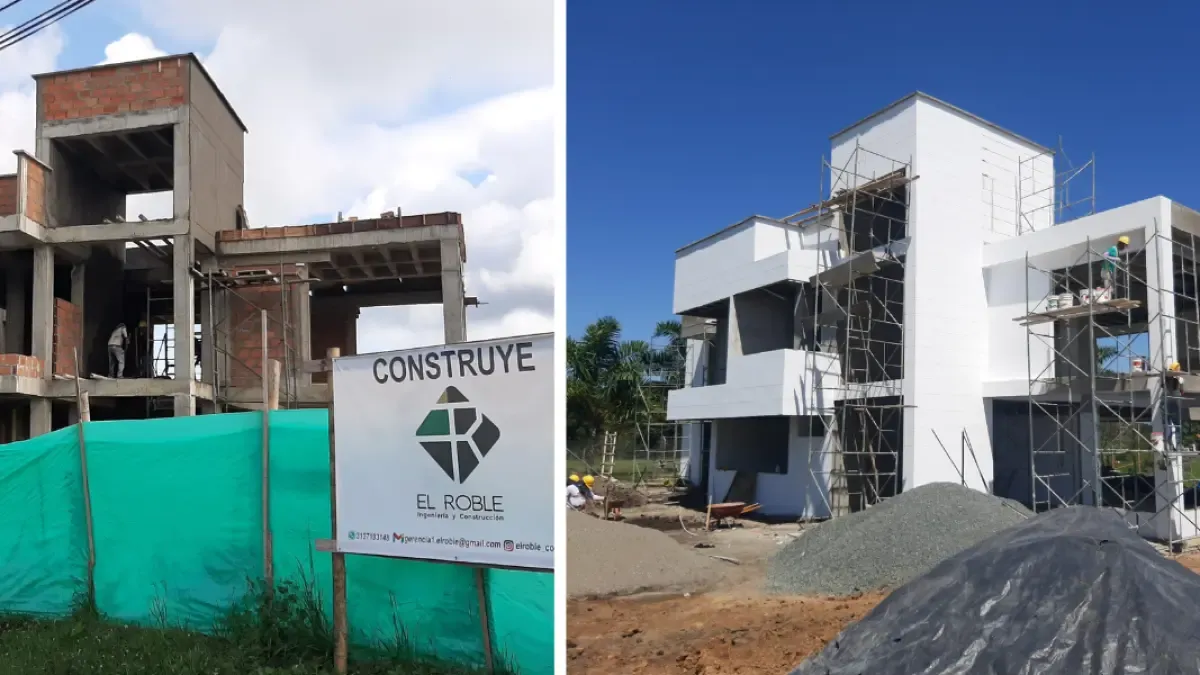 Distrito interviene Constructora El Roble por deja