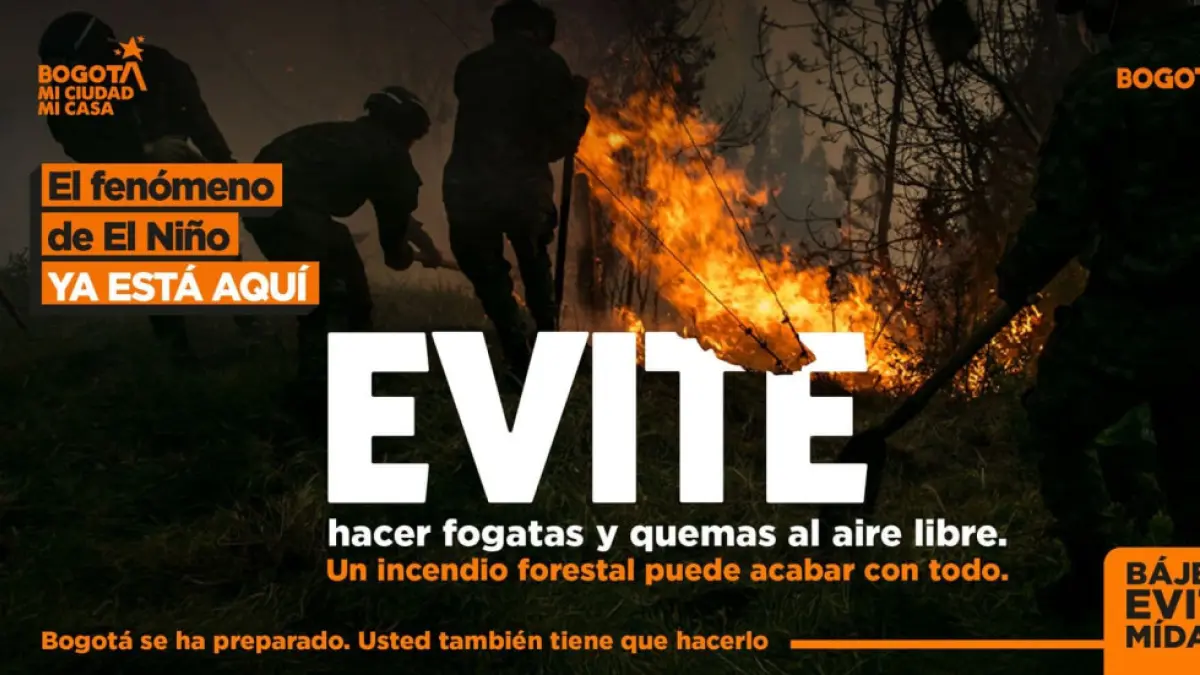 El Niño prende alertas en Bogotá: Distrito activa plan para evitar incendios