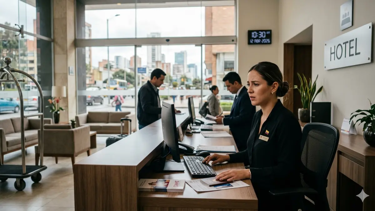 Sector turismo en cifras: ingresos hoteleros caen 5,7% en abril mientras los salarios suben 10,9% según el Dane