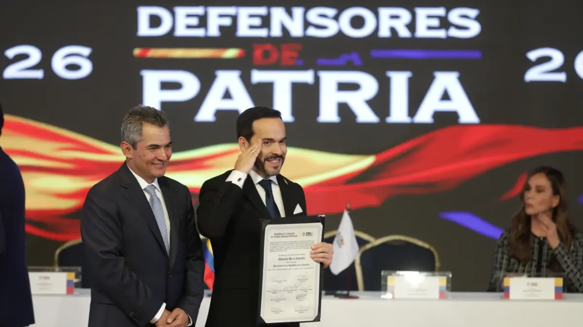 Abelardo de la Espriella recibe credenciales como presidente electo de Colombia