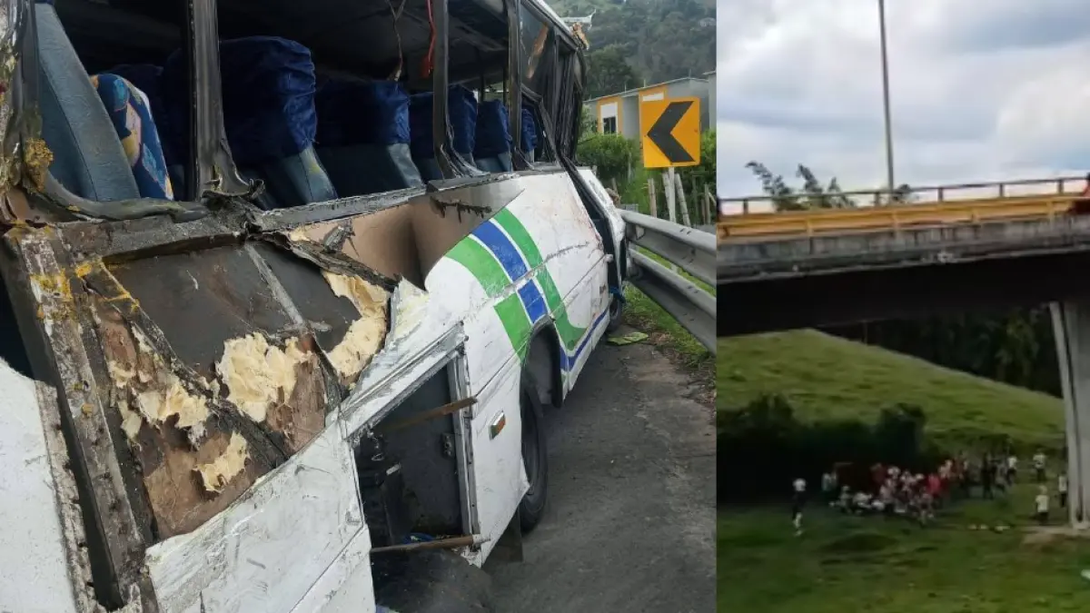 Supertransporte multa por $211 millones a empresa por accidente en el Puente Helicoidal del Quindío
