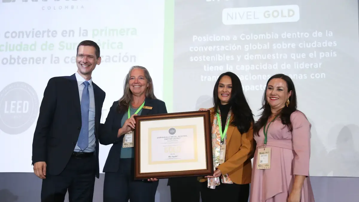 Barranquilla obtient la certification LEED for Cities Gold comme référence régionale pour attirer les investissements étrangers