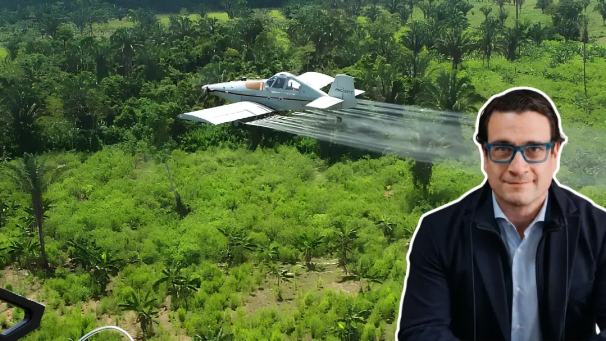 Ministro de Justicia Iván Cancino lanza mensaje en defensa de aspersión aérea de cultivos tras suspensión judicial
