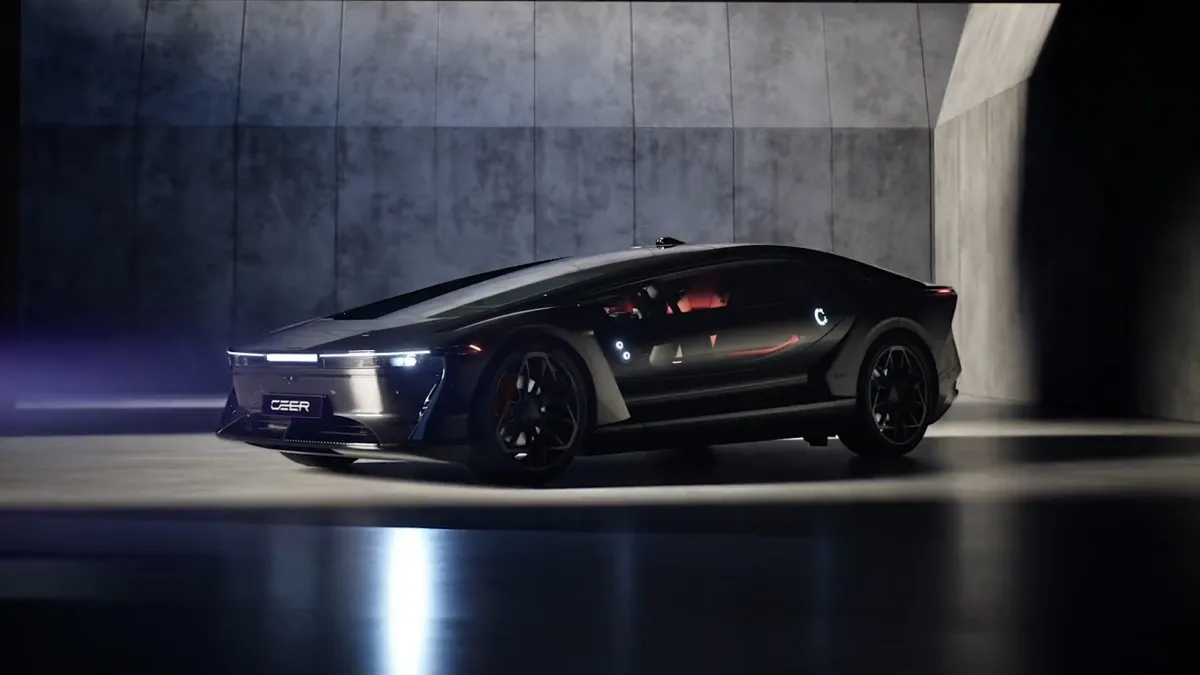 Ceer Exobot, el carro eléctrico creado en Arabia Saudita que entrará a ...