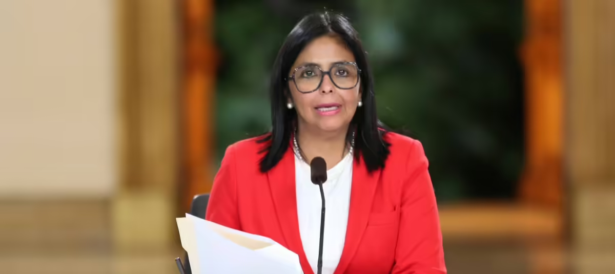 Delcy Rodríguez, vicepresidenta de Venezuela