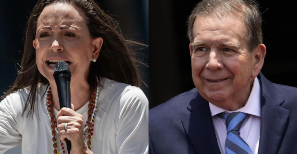 María Corina Machado y Edmundo González