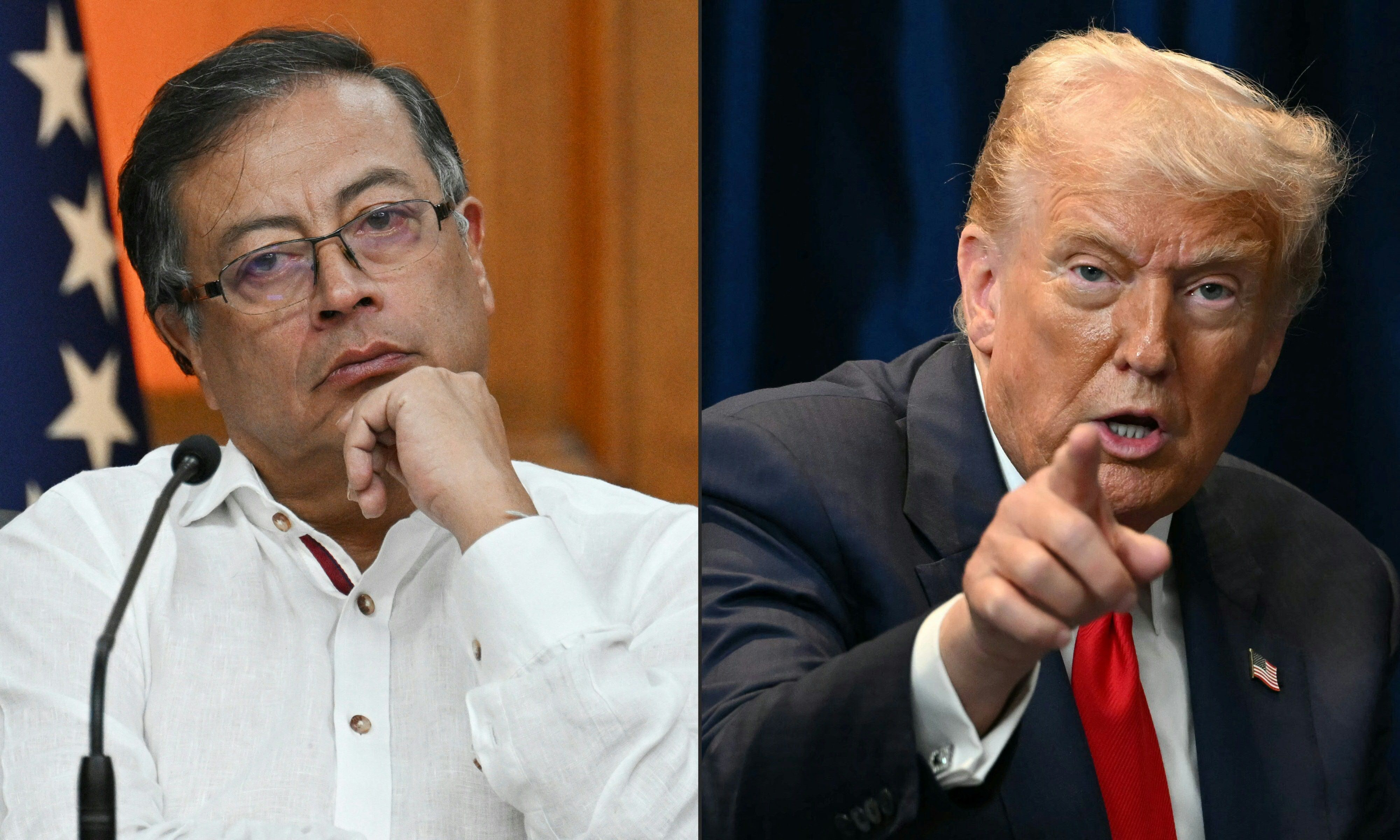 Los presidentes Petro y Trump tuvieron su primera llamada tras los ...