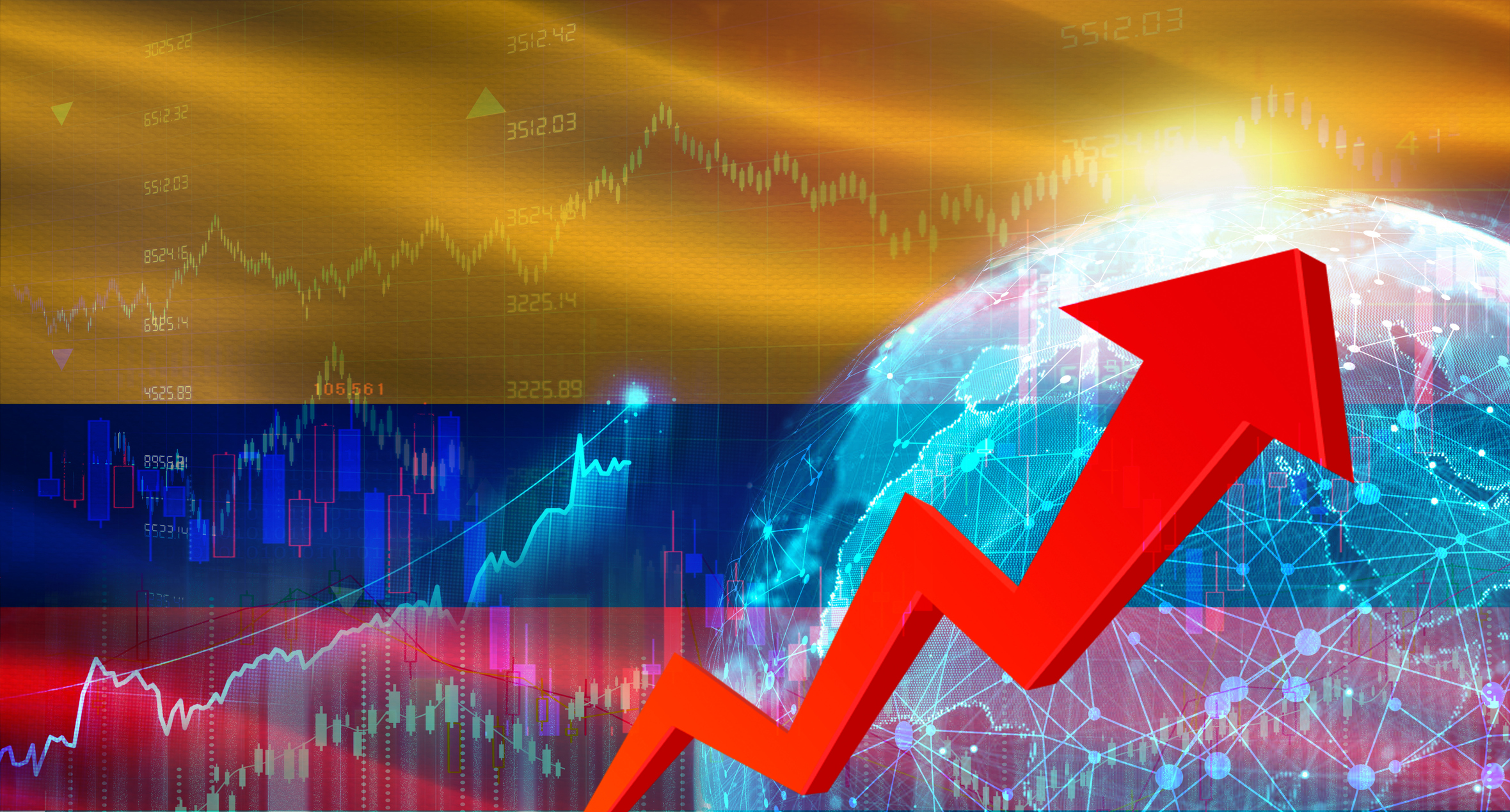 Se prevé un ecimiento económico en 2,8% en Colombia para el primer trimestre de 2026