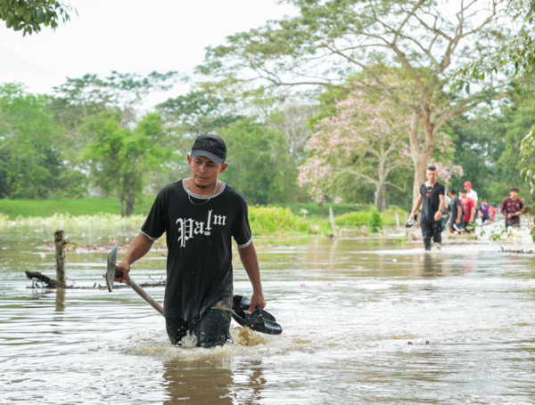 El río Sinú continúa dejando afectaciones en Córdoba.