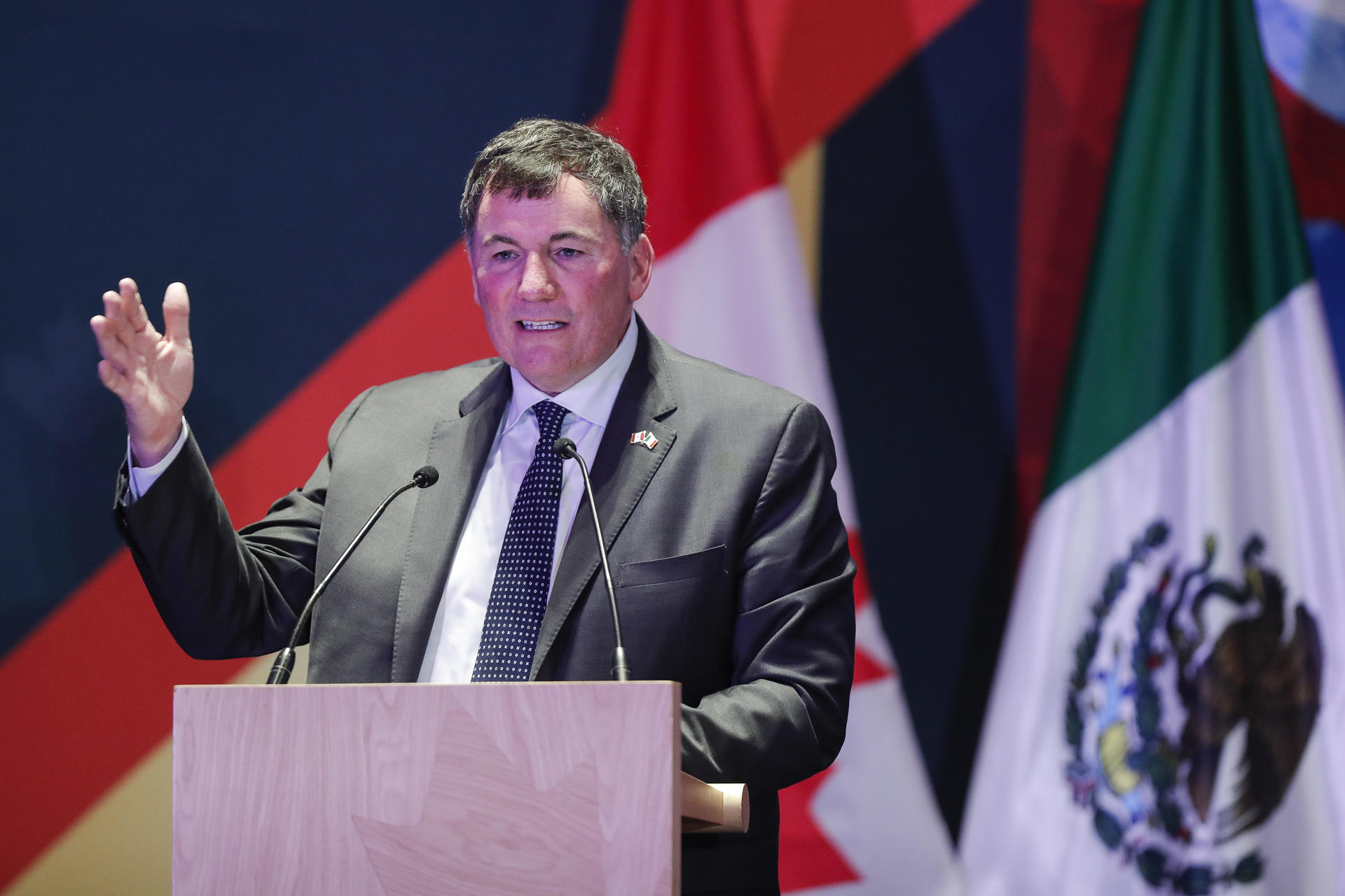 Ministro de Comercio de Canadá, Dominique LeBlanc