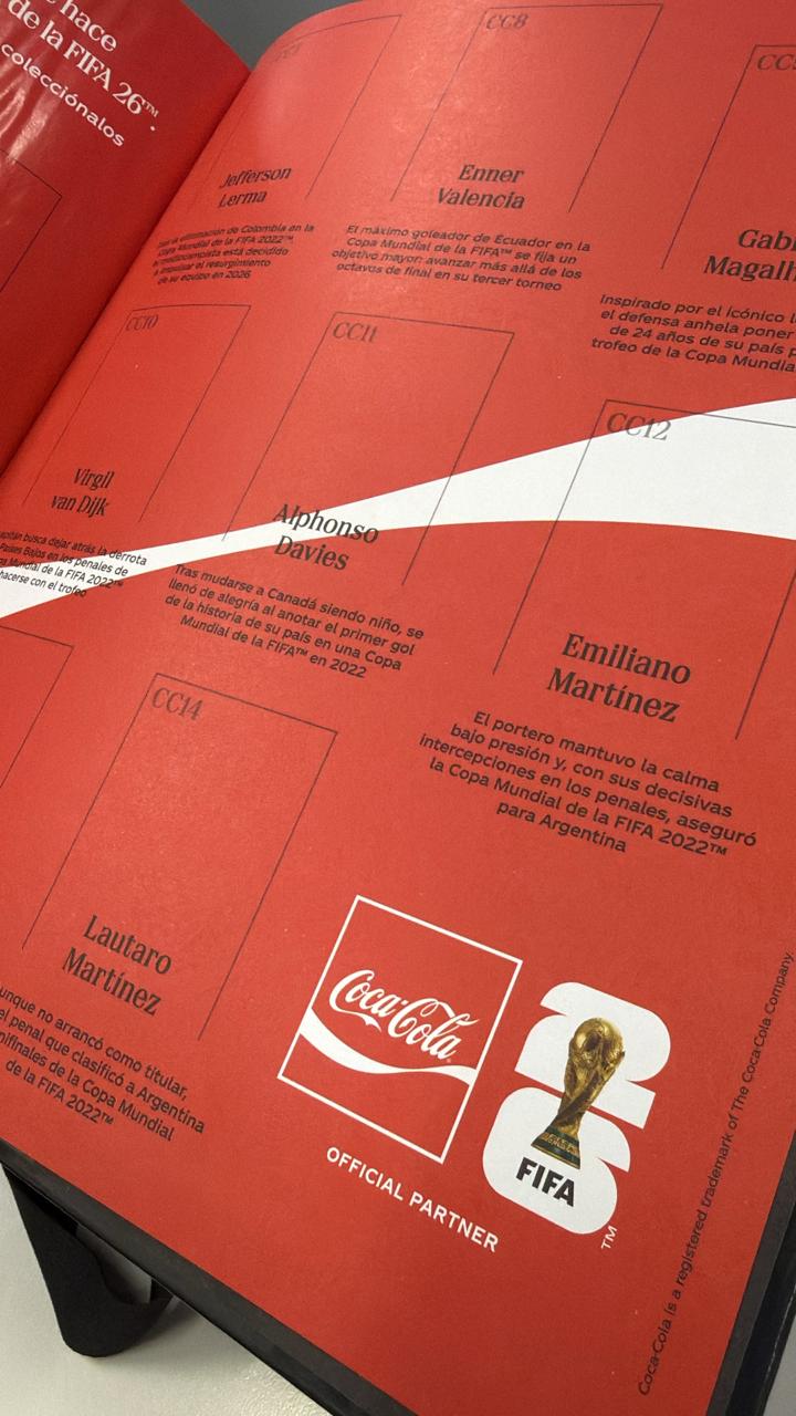 Álbum Panini Mundial 2026 y Coca-Cola: cómo conseguir las láminas ...